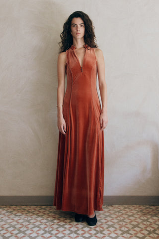 Vestido Sol Velvet lookbook