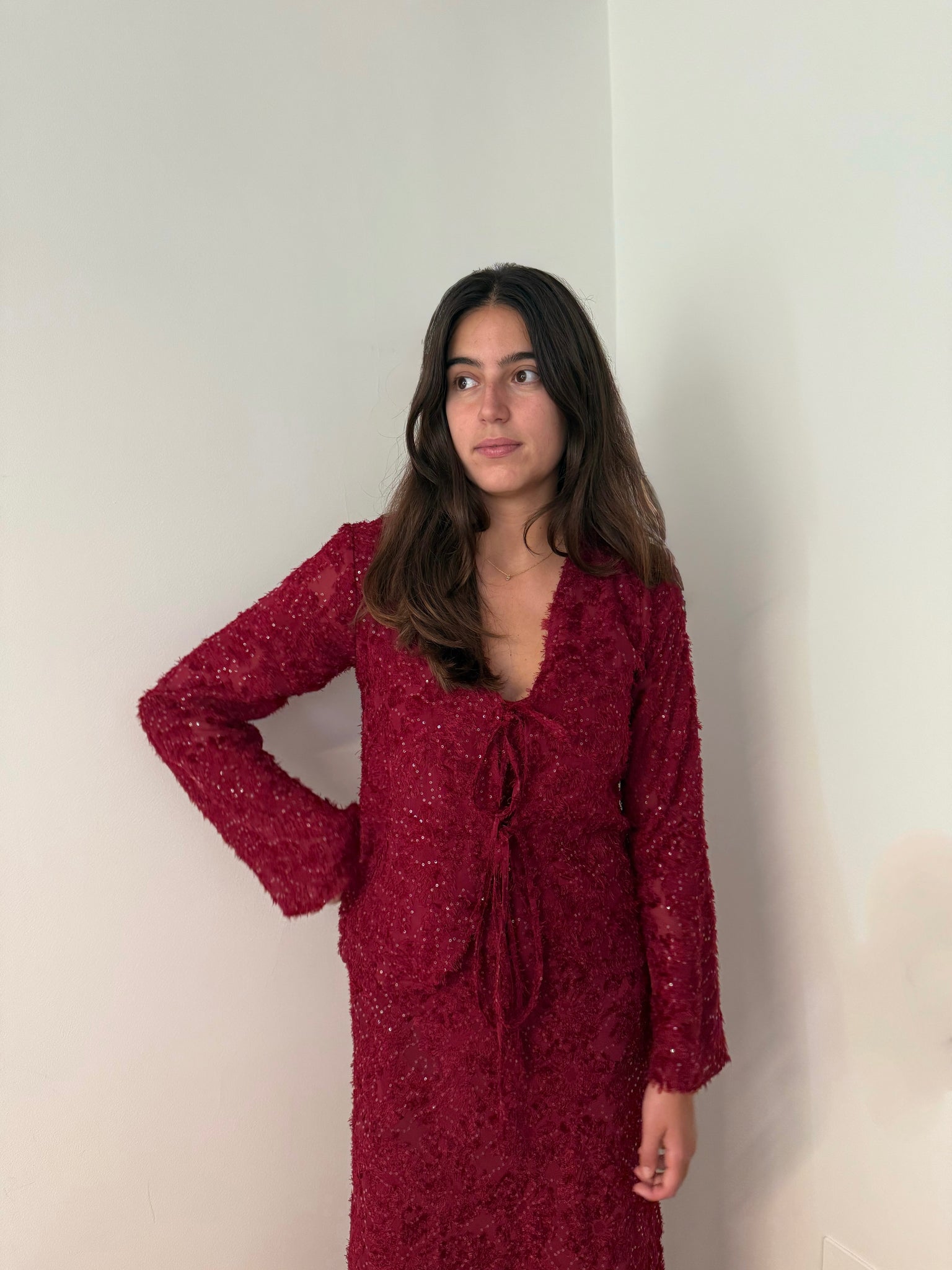 Blusa Hada Wine
